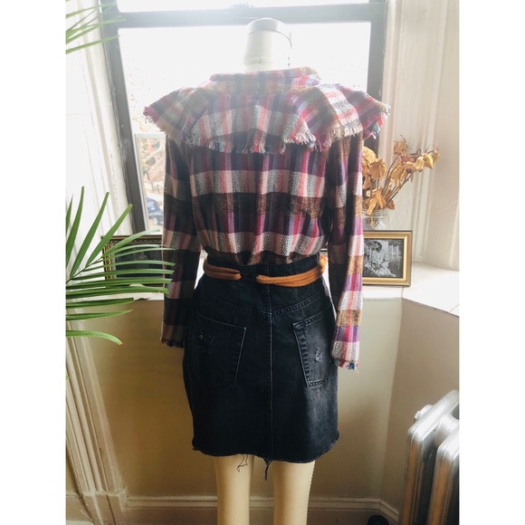 dRA Los Angels Anthropologie Kelsey Plaid Top - Picture 6 of 8